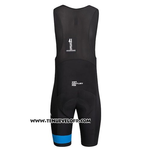 2016 Maillot Ciclismo Sky Azur et Blanc Manches Courtes et Cuissard
